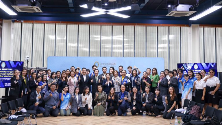 กองบริหารงานบุคคล ร่วมกับ กองพัฒนานักศึกษา และ SDU smart 2 จัดโครงการ Peer Support Network : เครือข่ายเพื่อนพลังบวกสู่การเป็นมหาวิทยาลัยแห่งความสุข ระยะที่ 1 การอบรมและการพัฒนาสำหรับนักศึกษาและบุคลากร ในหัวข้อ การอบรมเชิงปฏิบัติการโดยการให้ความรู้เกี่ยวกับสุขภาพจิต การให้คำปรึกษาเบื้องต้นและแนวทางในการดูแลสุขภาพจิต